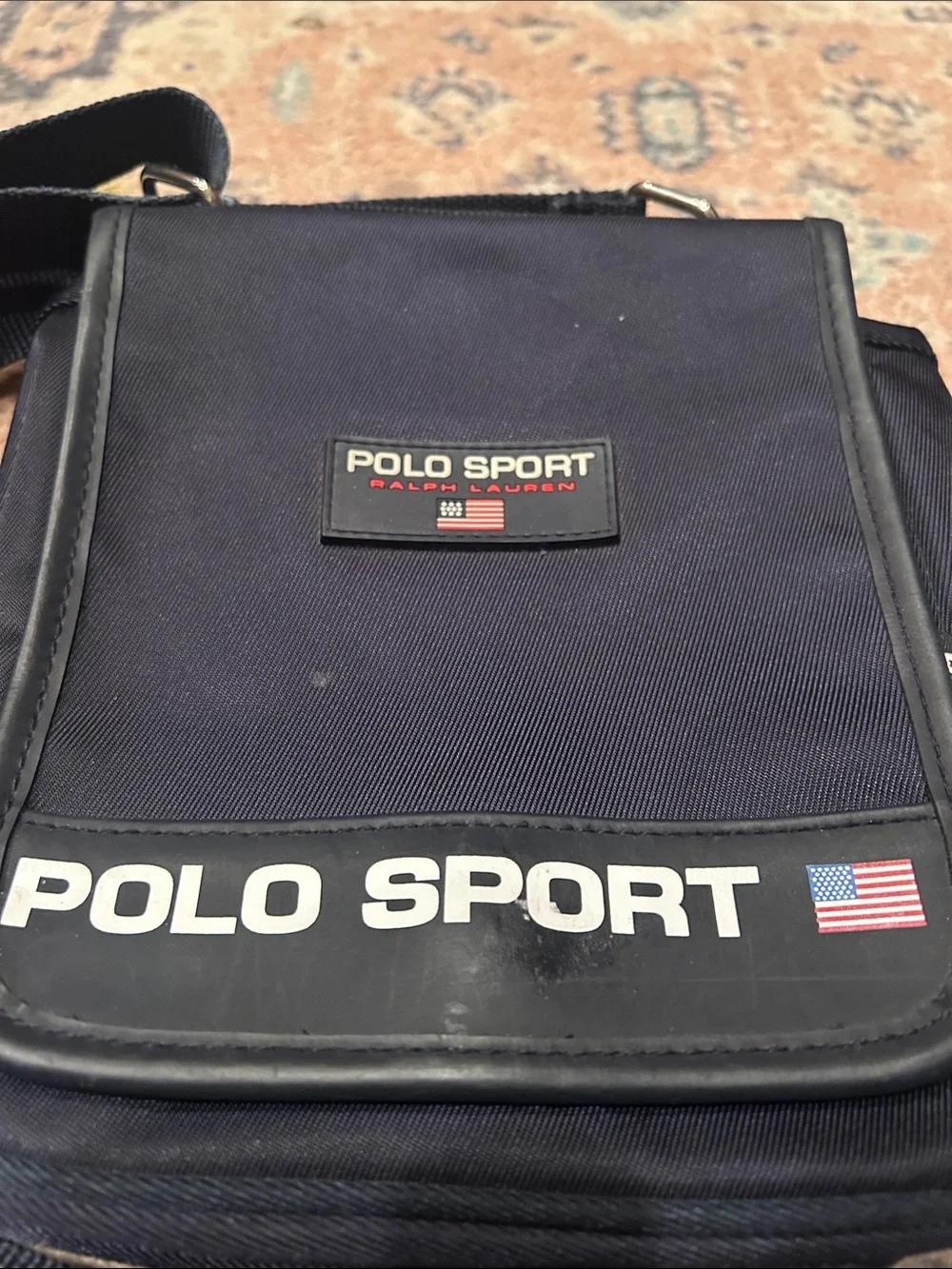 Polo by Ralph Lauren Navy Polo Sport Crossbody Bag